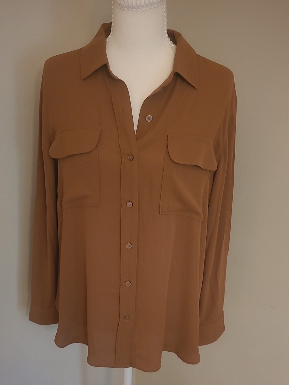 Loft Long Sleeve Button Down Blouse. MP